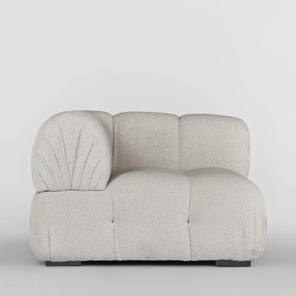 Hugo Modular Sofa - Corner Section - White