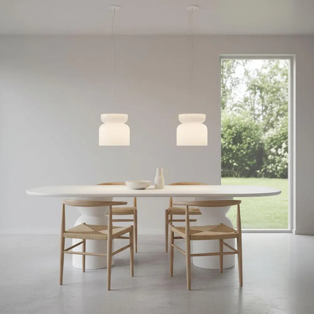 Olive Dining Table - Oval - White