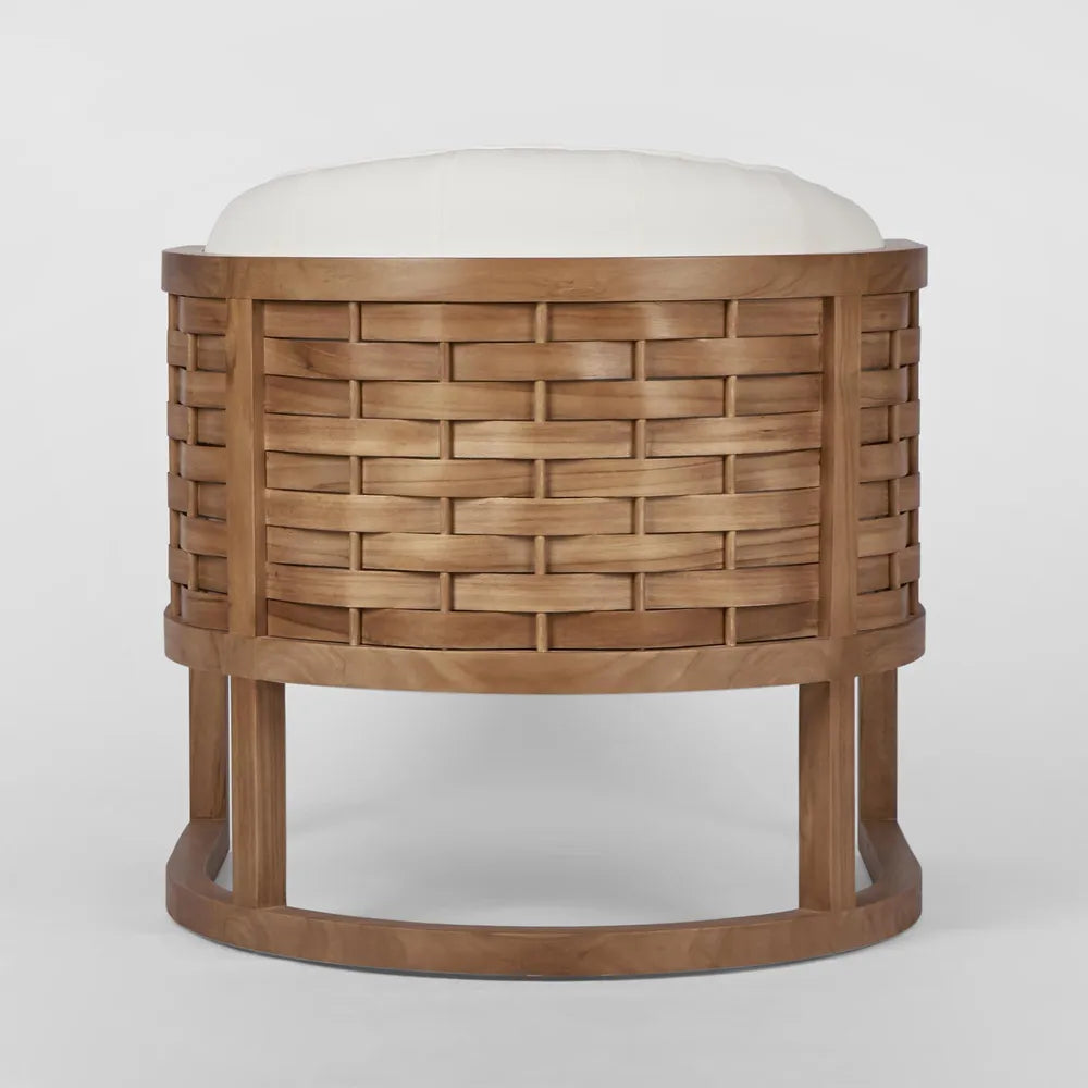 Weave Teak Armchair - Outdoor