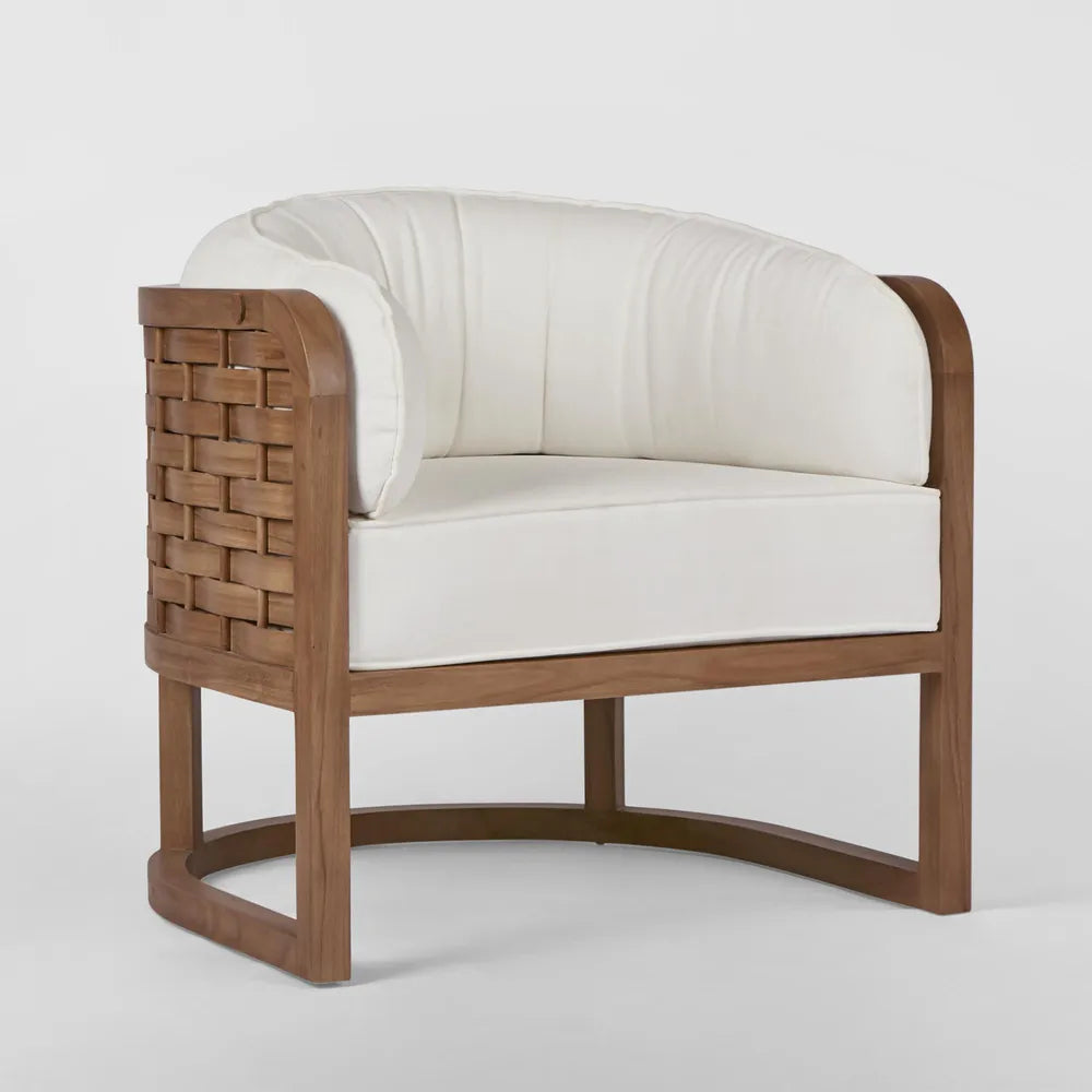 Weave Teak Armchair - Outdoor