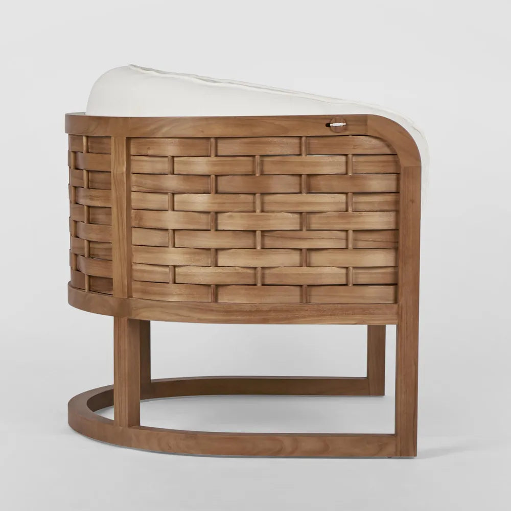 Weave Teak Armchair - Outdoor