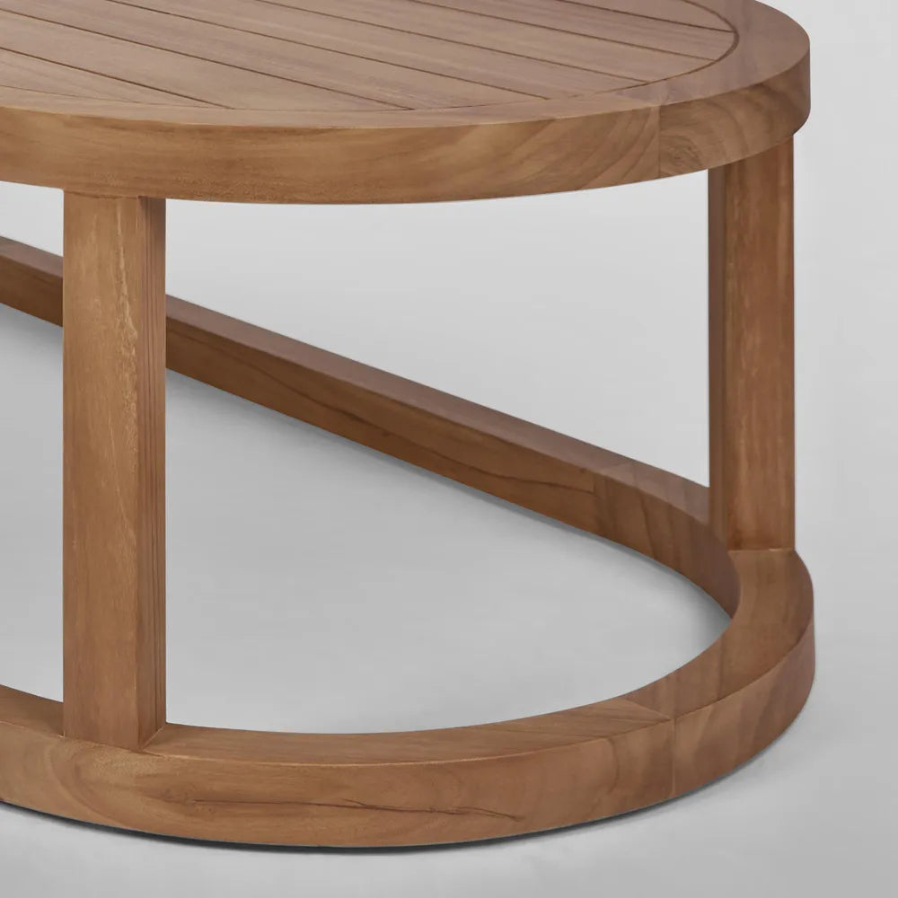 Weave Teak Indoor/Outdoor Coffee Table