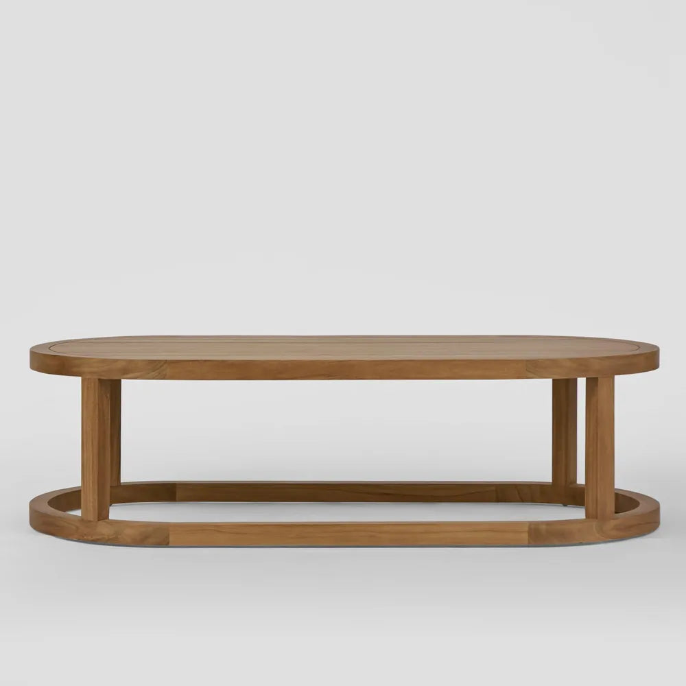 Weave Teak Indoor/Outdoor Coffee Table