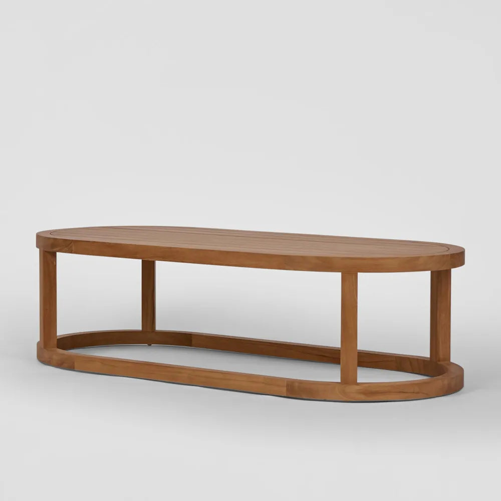Weave Teak Indoor/Outdoor Coffee Table