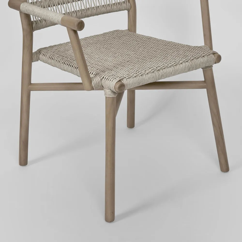 Wategos Teak Indoor/Outdoor Dining Armchair - Natural
