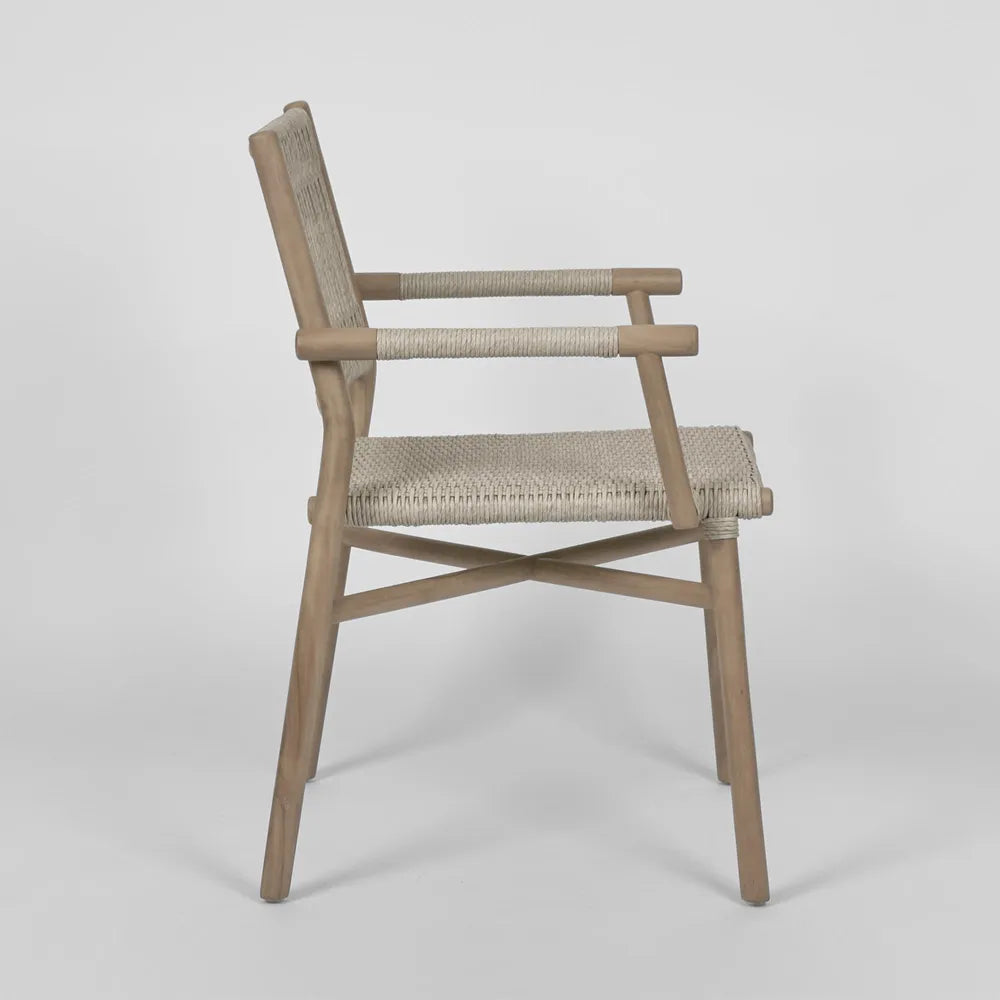 Wategos Teak Indoor/Outdoor Dining Armchair - Natural