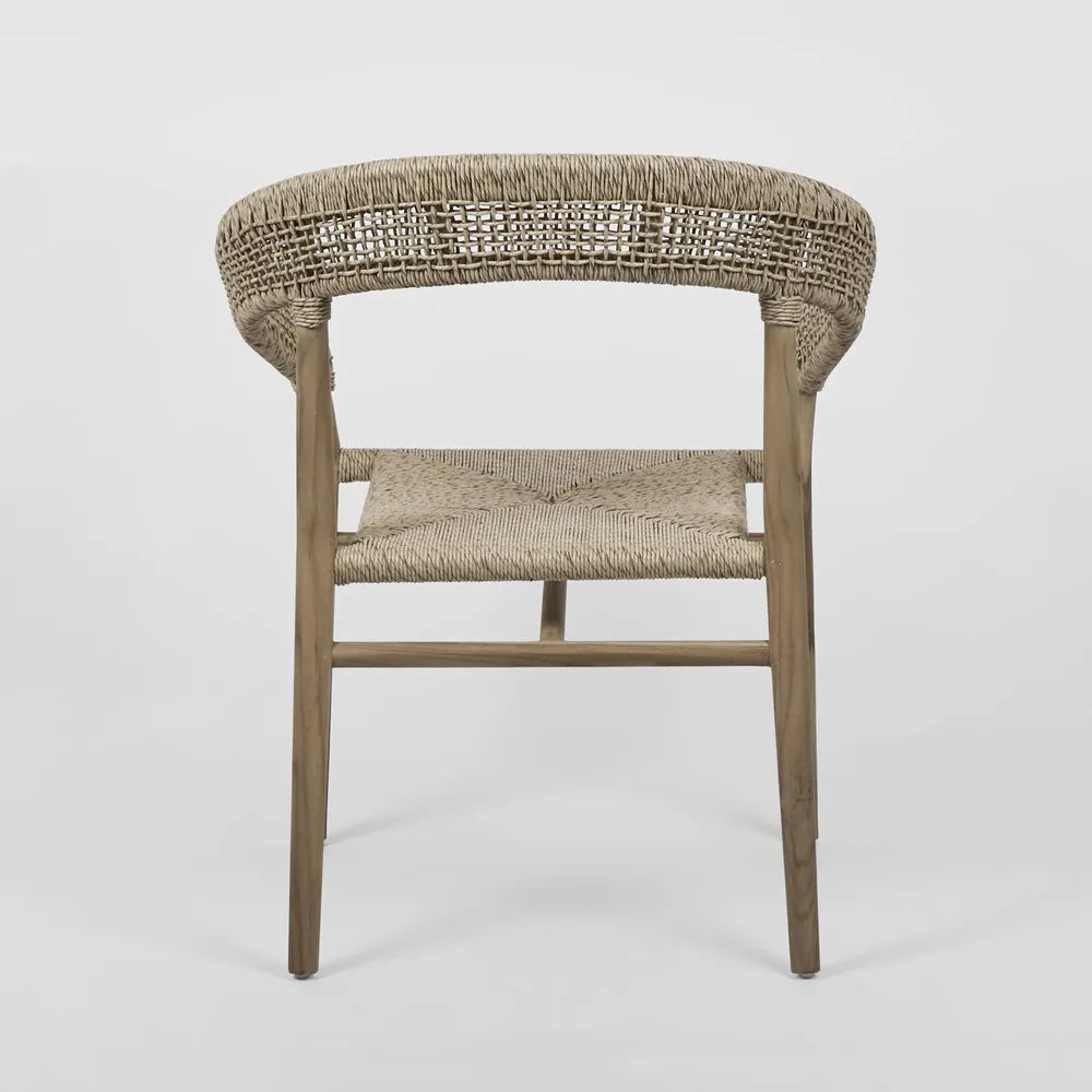 Cove Teak Outdoor Dining Chair - Natural