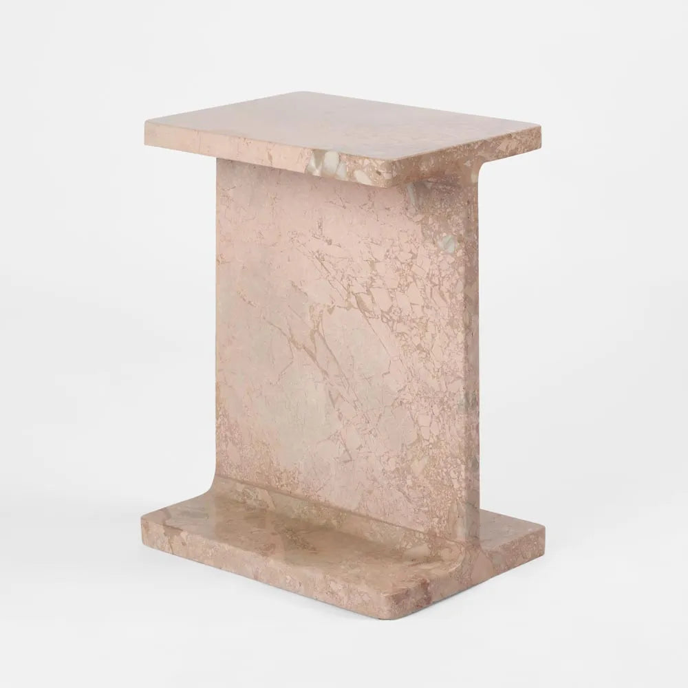 Iza I Beam Side Table - Pink