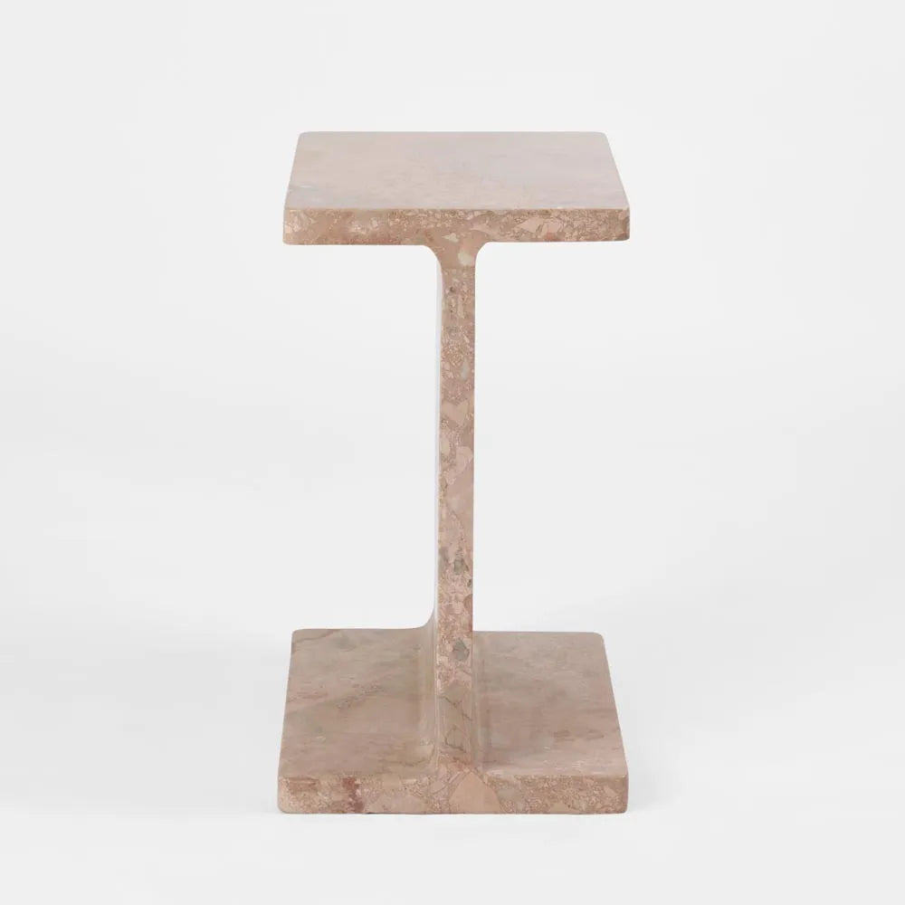 Iza I Beam Side Table - Pink