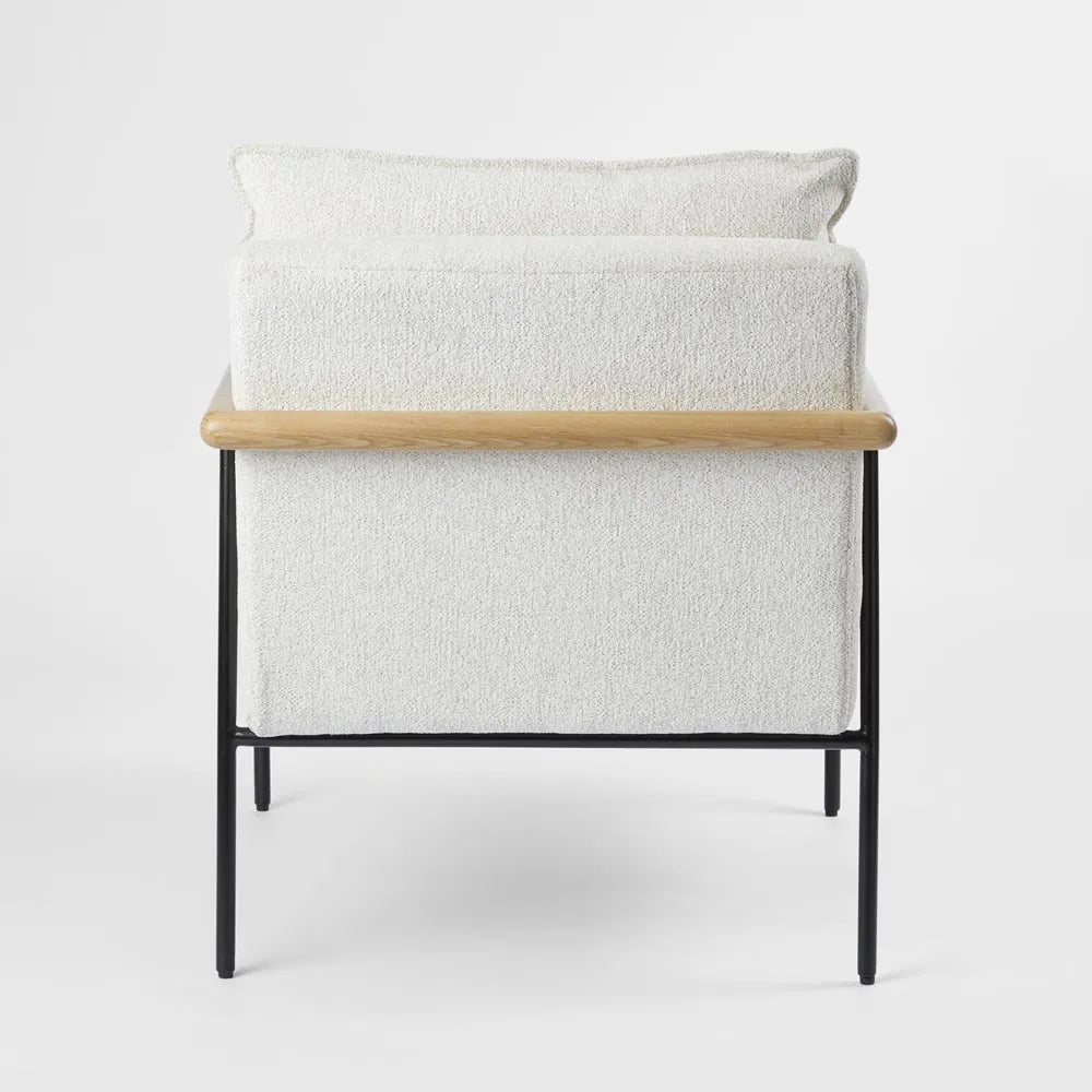 Liam Armchair - Ivory/Natural