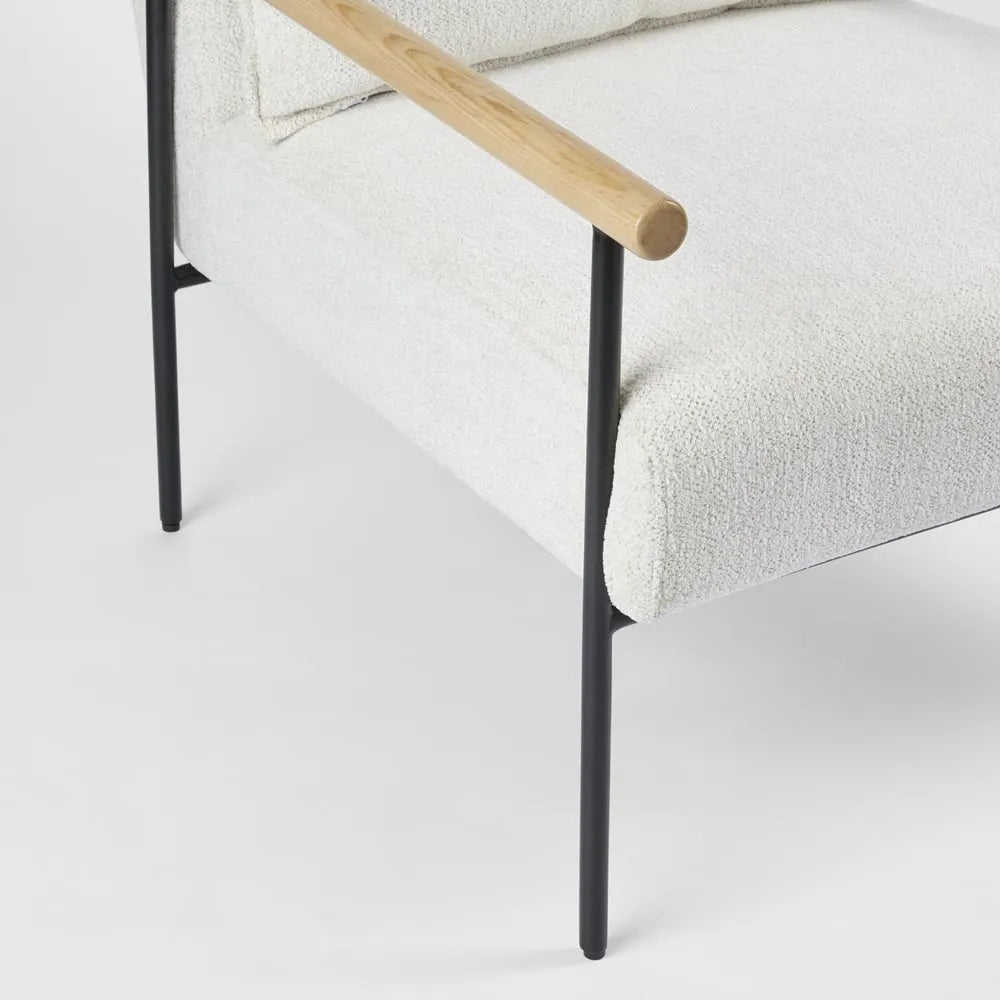 Liam Armchair - Ivory/Natural