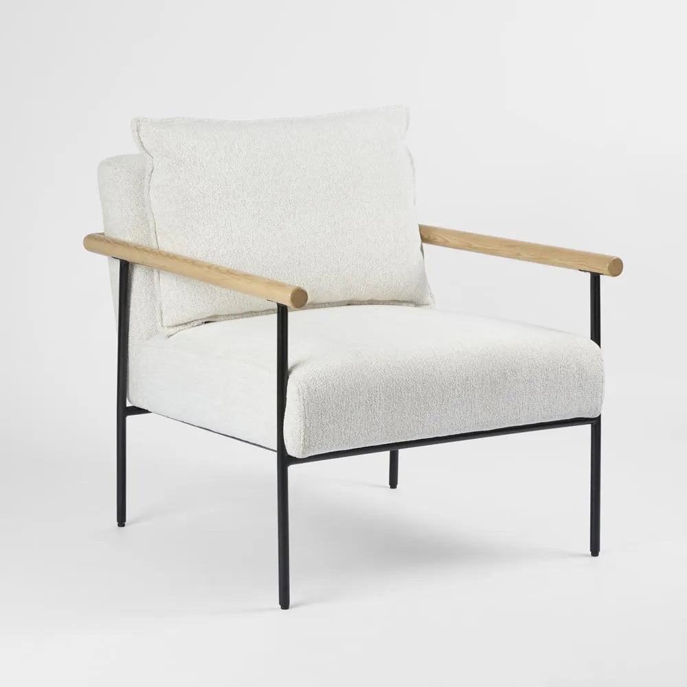 Liam Armchair - Ivory/Natural