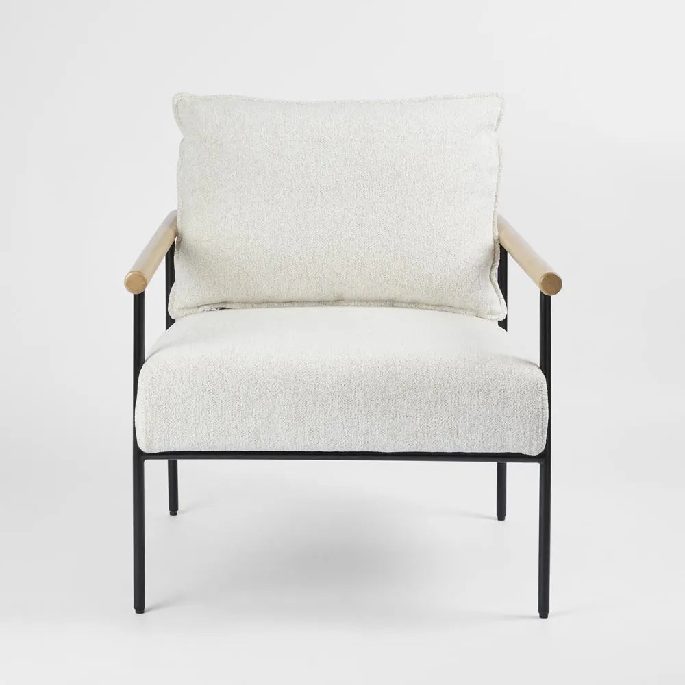 Liam Armchair - Ivory/Natural