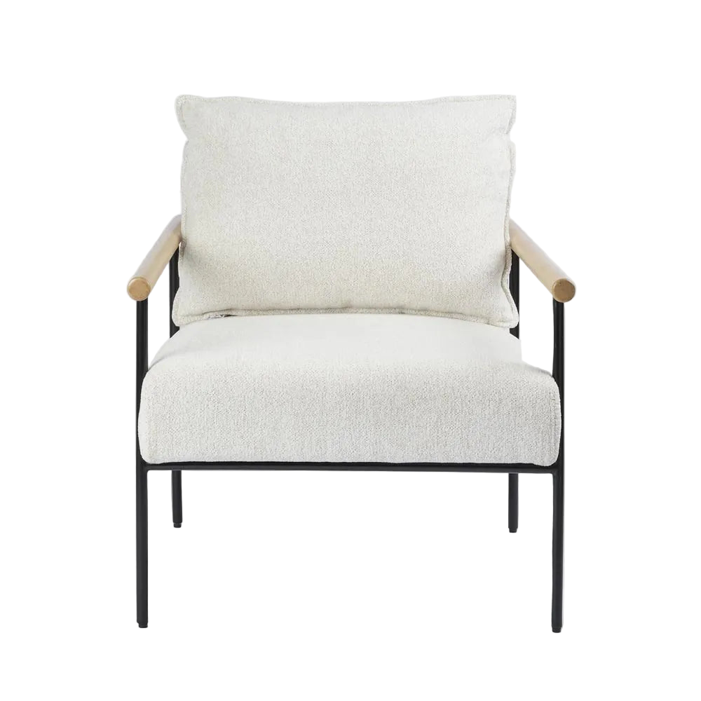 Liam Armchair - Ivory/Natural