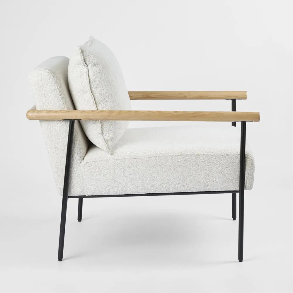 Liam Armchair - Ivory/Natural