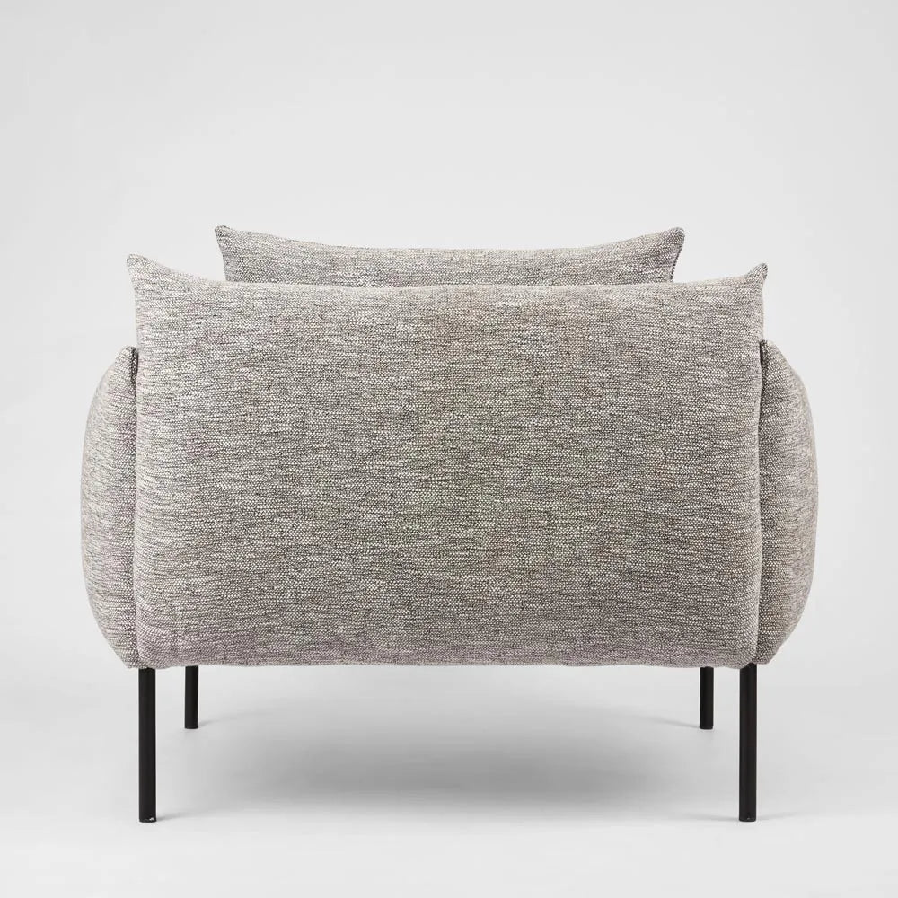 Giano Armchair - Grey Fleck