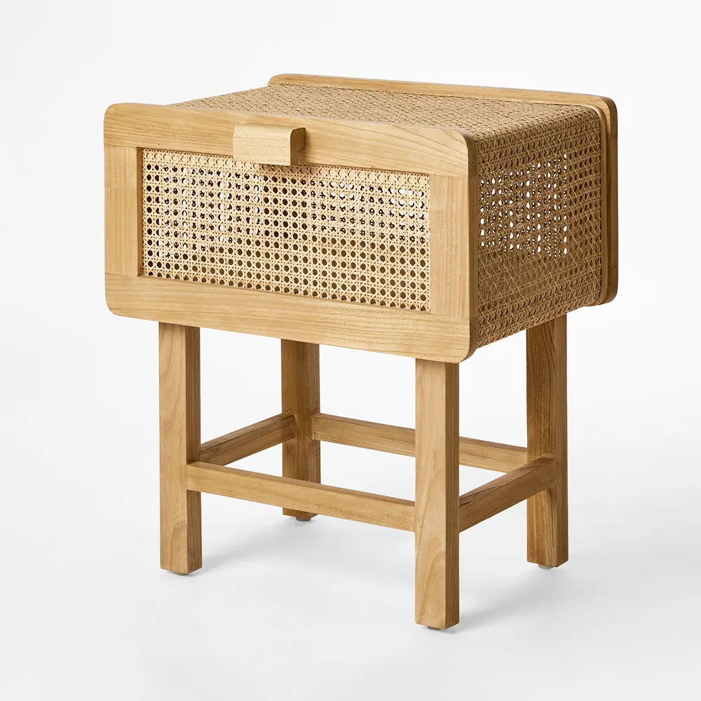 Zoe Bedside Table - Natural