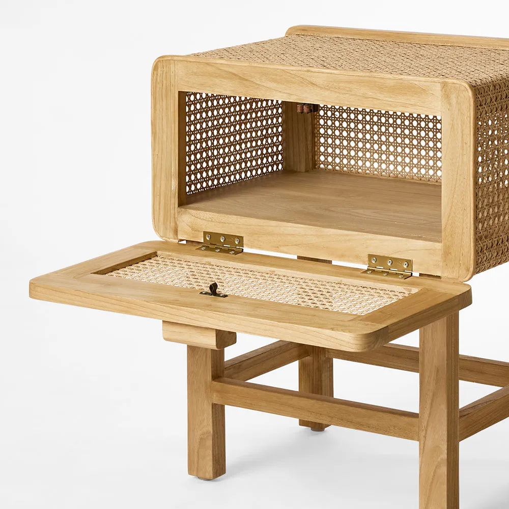 Zoe Bedside Table - Natural