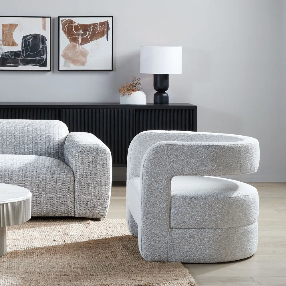 Cleo Armchair - Vanilla Boucle