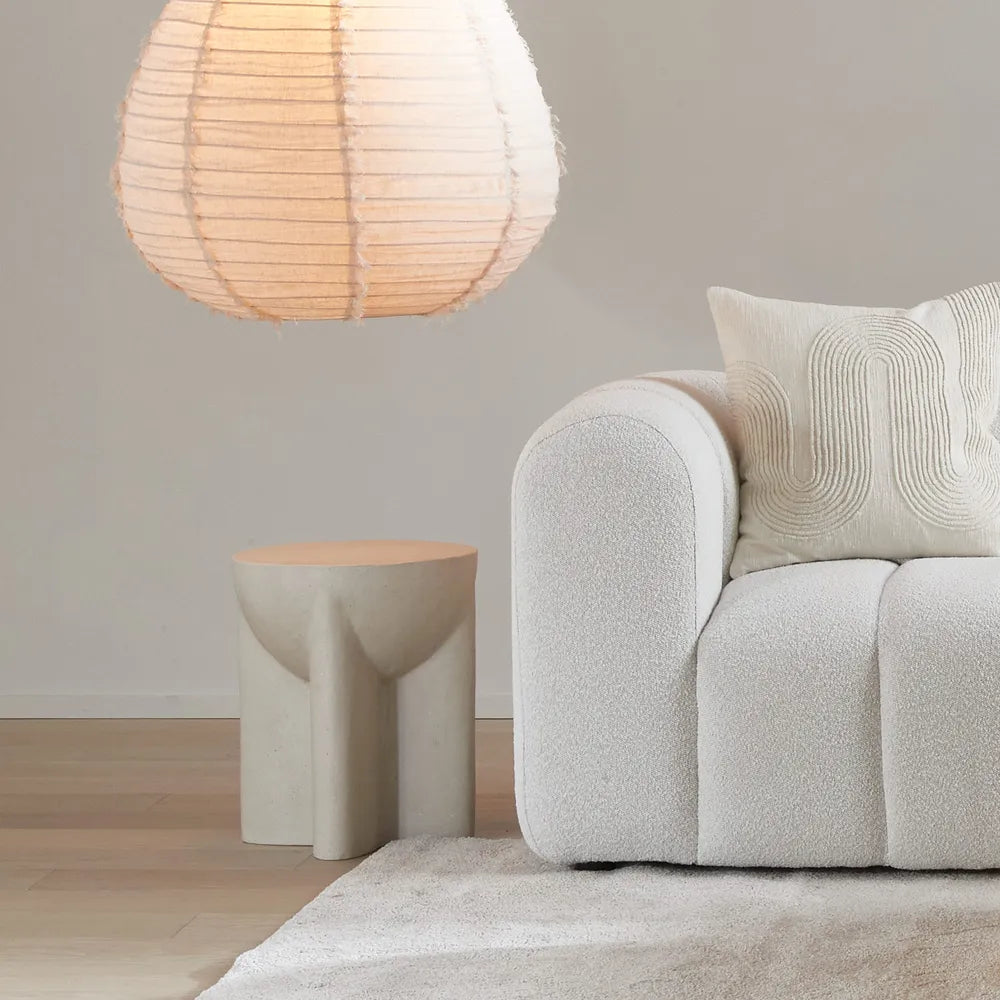 Vassili Side Table - Chalk