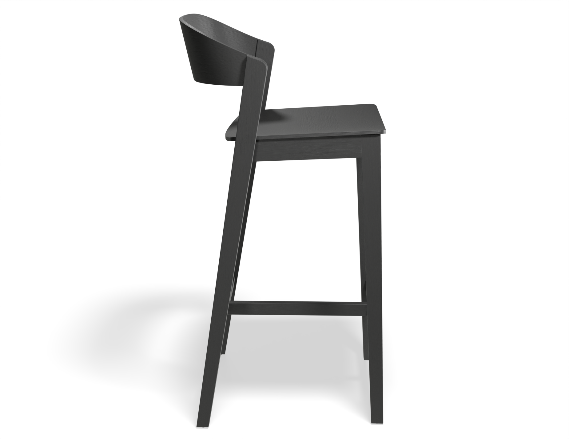 Grayson Bar Stool - Black Ash