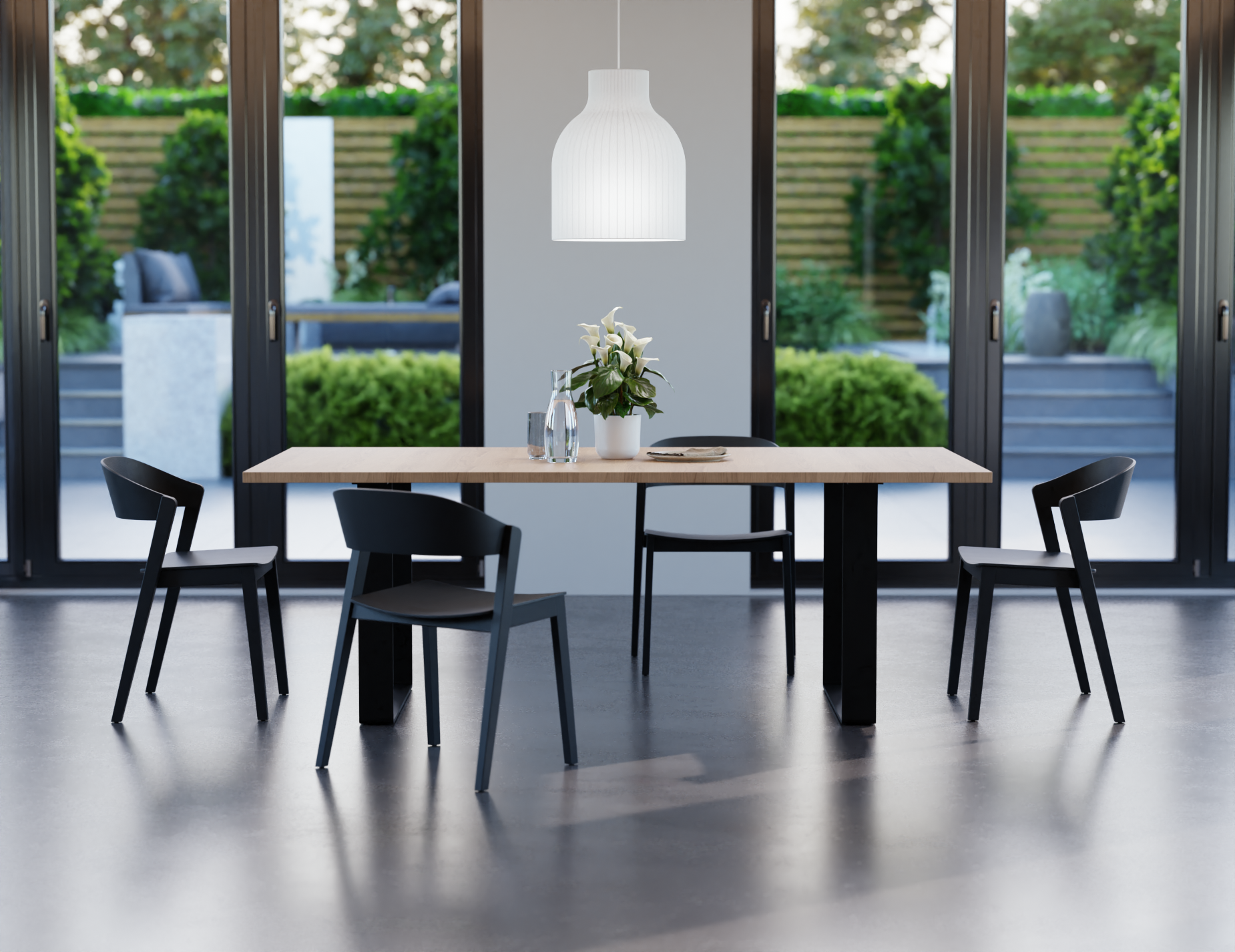 Grayson Dining Chair - Black Ash