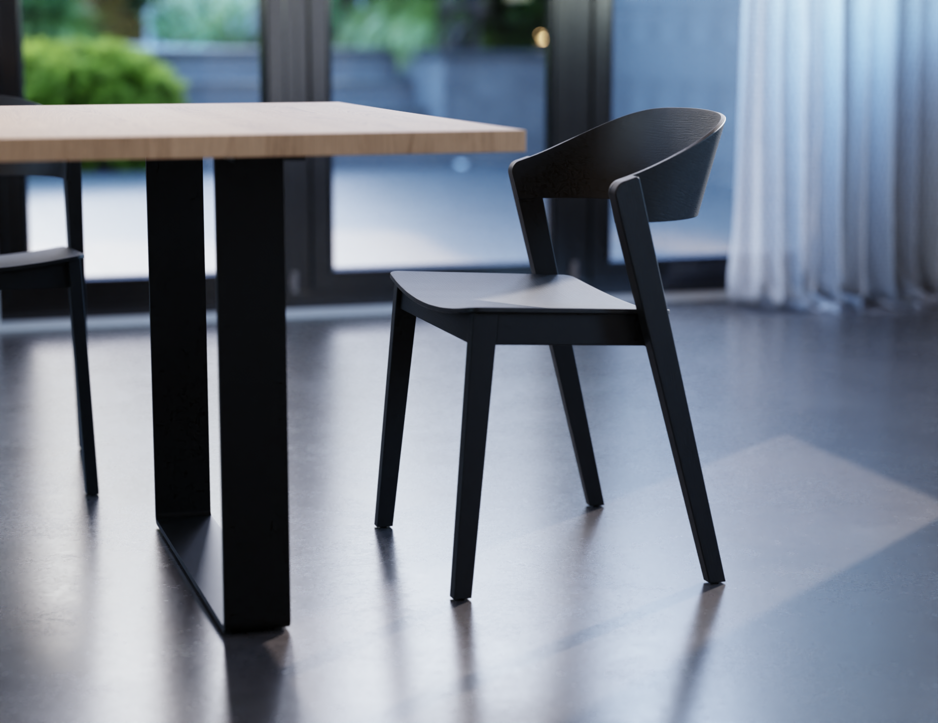 Grayson Dining Chair - Black Ash