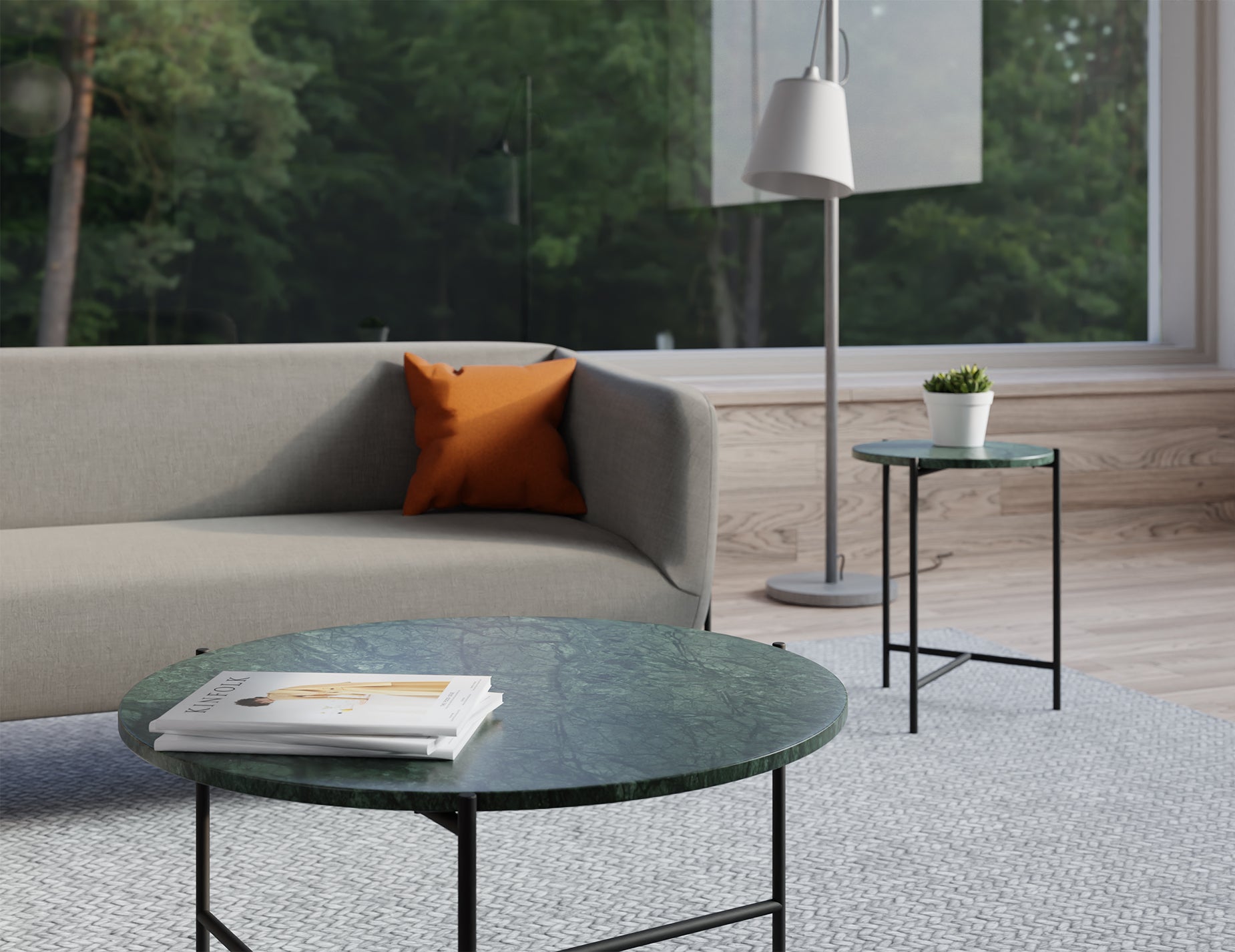 Nexus Marble Round Coffee Table