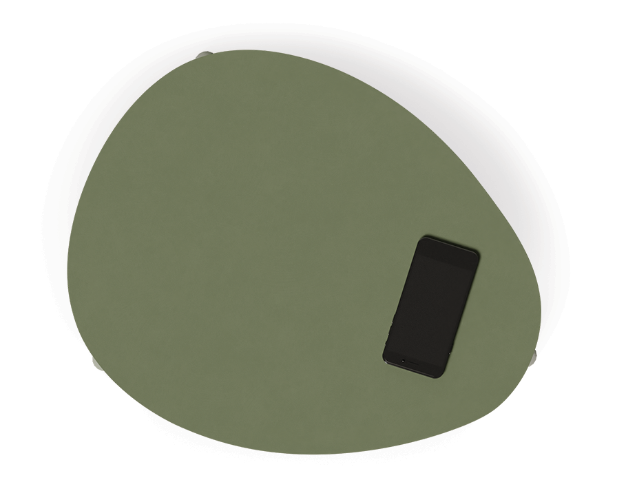 Cetara Outdoor Side Table - Eucalyptus Green