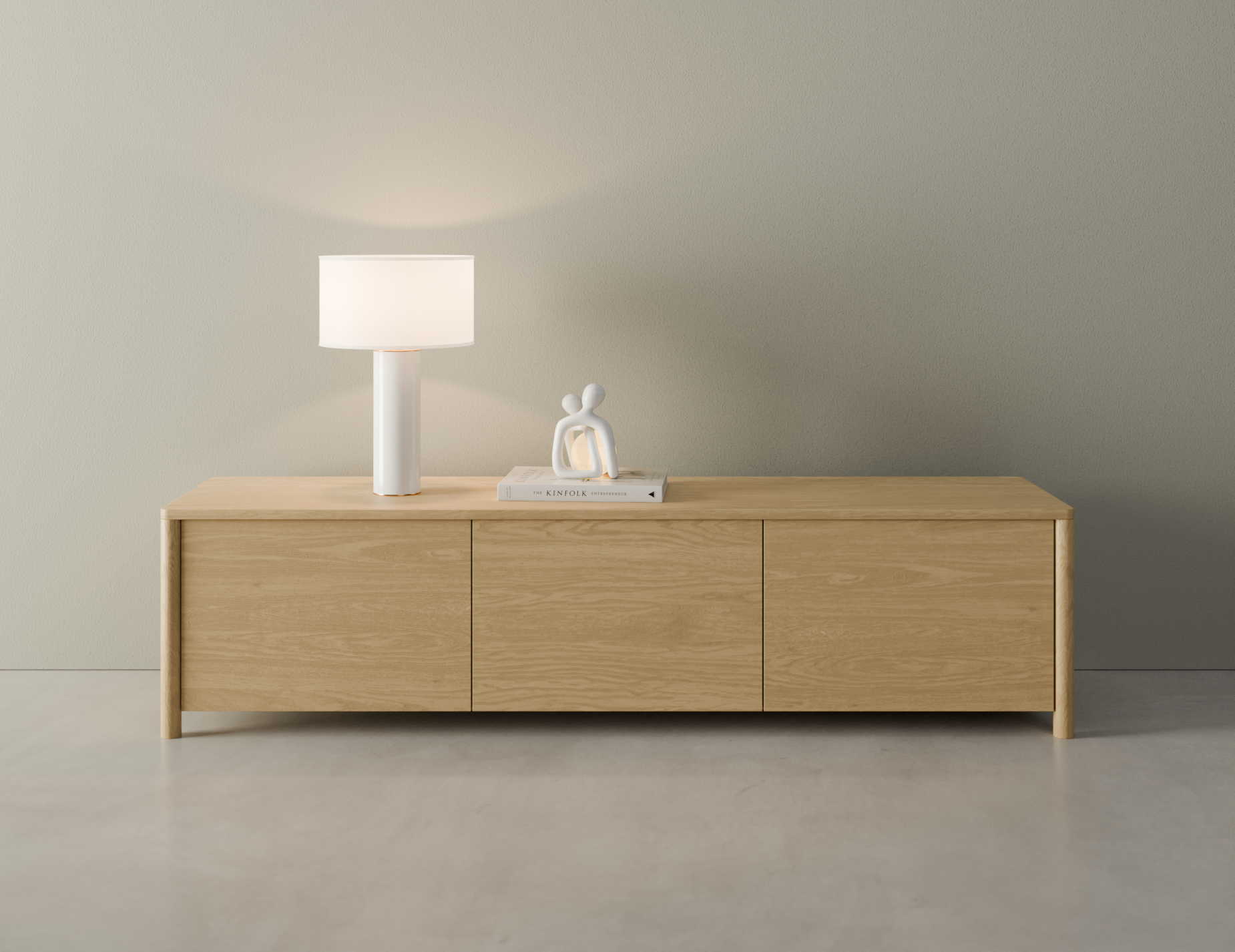Nordica Solid Oak TV Unit
