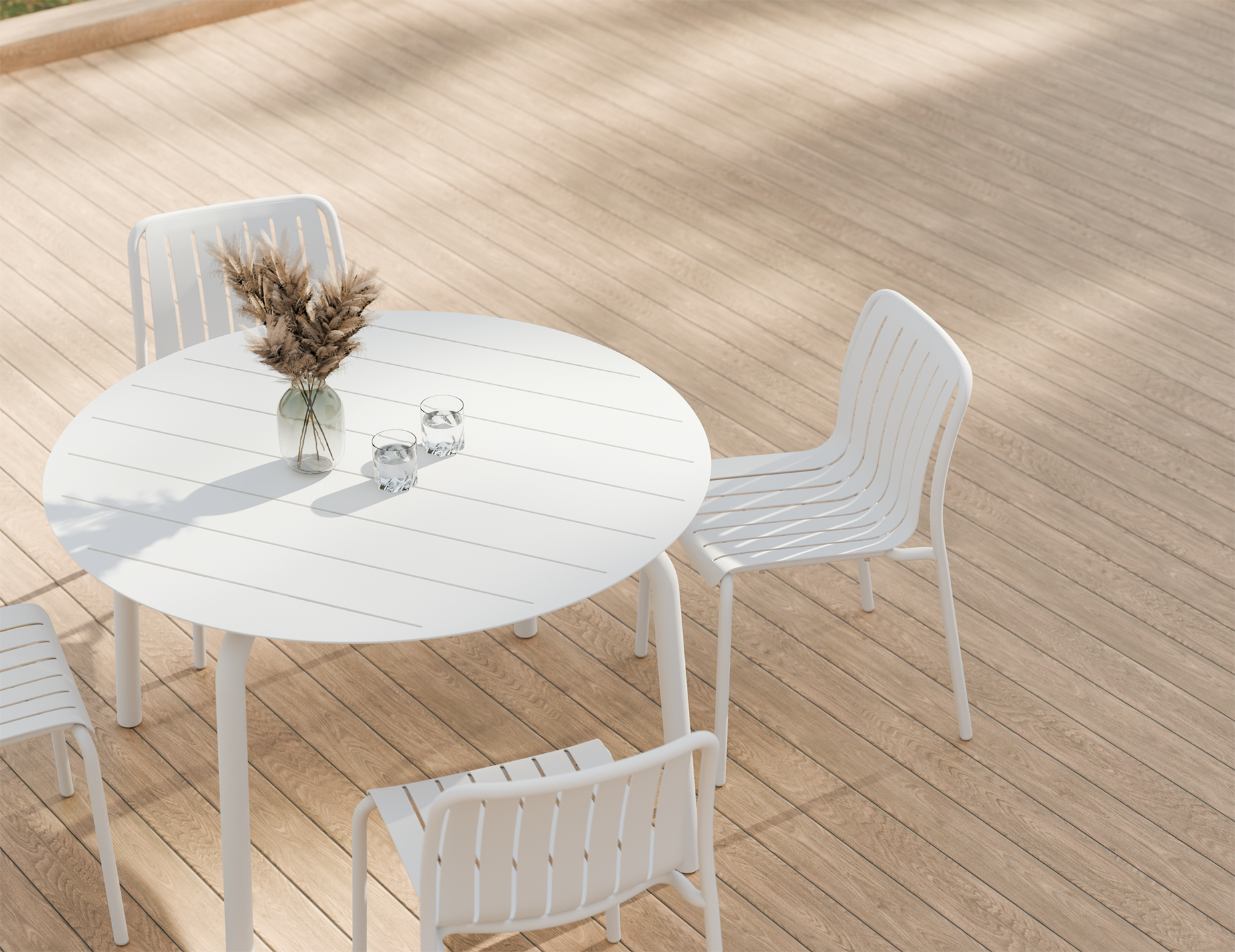 Roku Round Dining Table - Outdoor