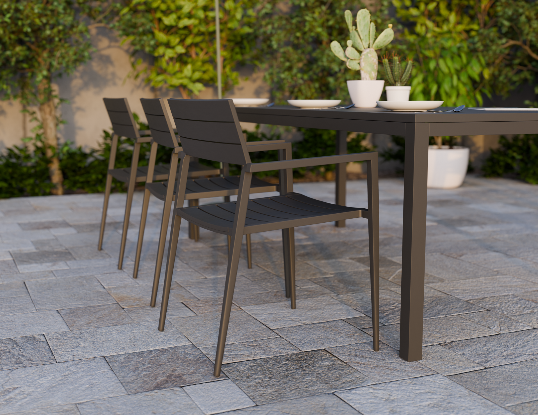 Halki Chair - Outdoor - Charcoal