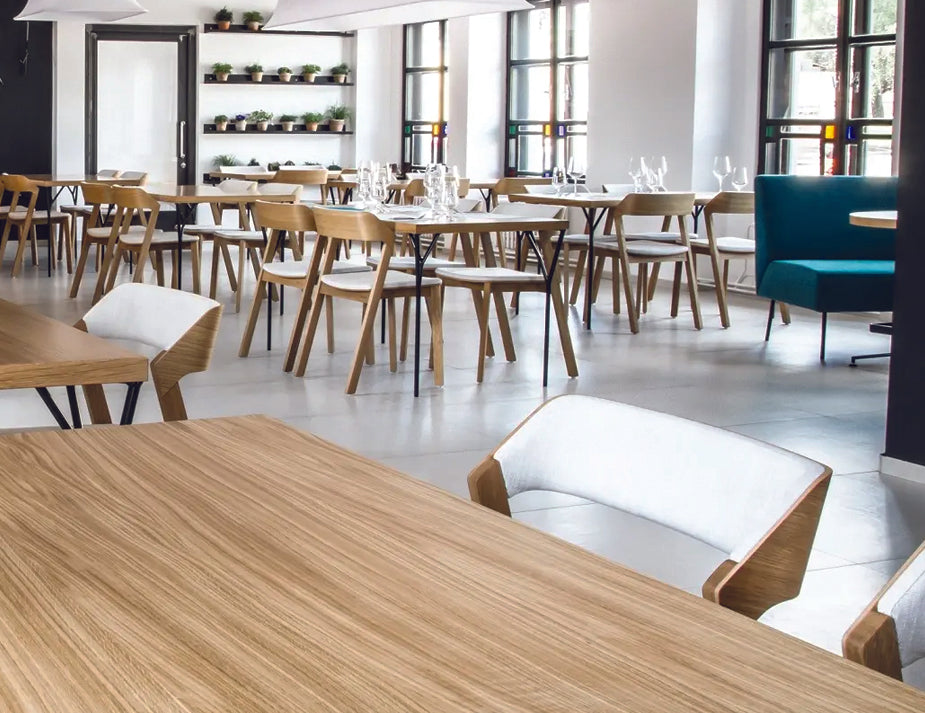 Merano Chair - Natural Oak/White Pad