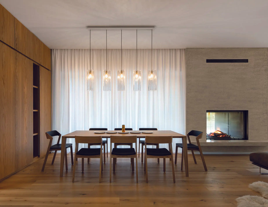 Merano Chair - Natural Oak/Black Pad