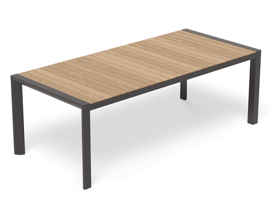 Vydel Outdoor Dining Table - Charcoal