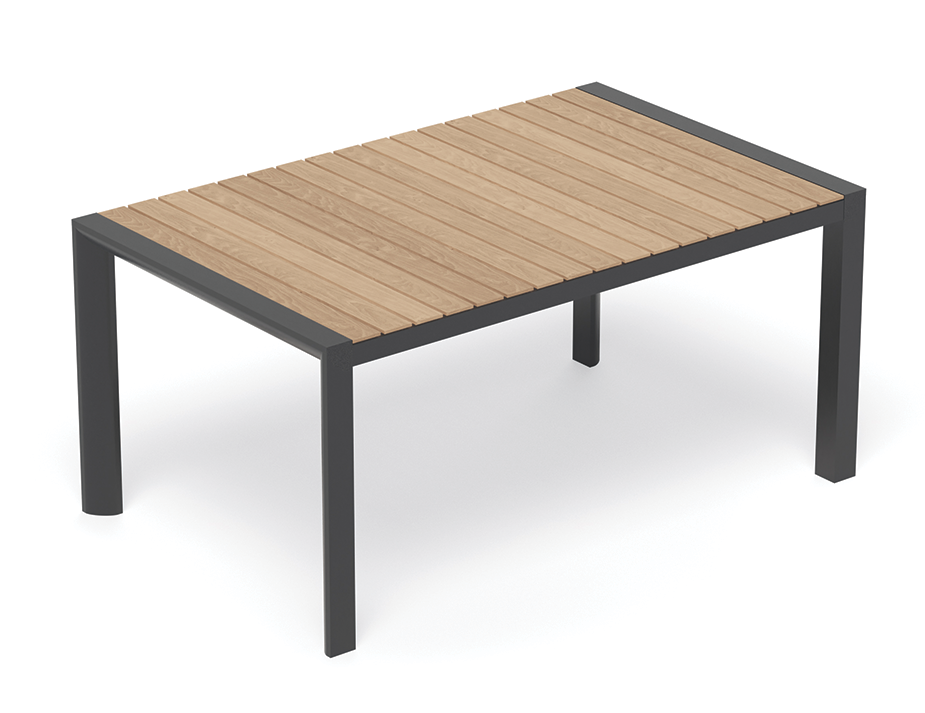 Vydel Outdoor Dining Table - Charcoal