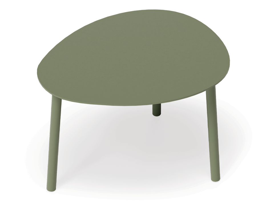 Cetara Outdoor Side Table - Eucalyptus Green