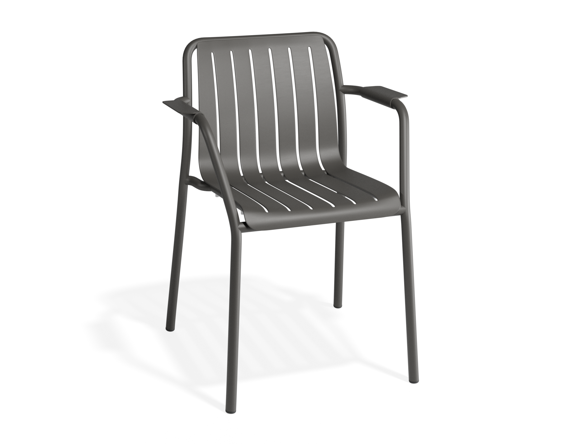 Roku Dining Armchair - Outdoor - Matt Charcoal