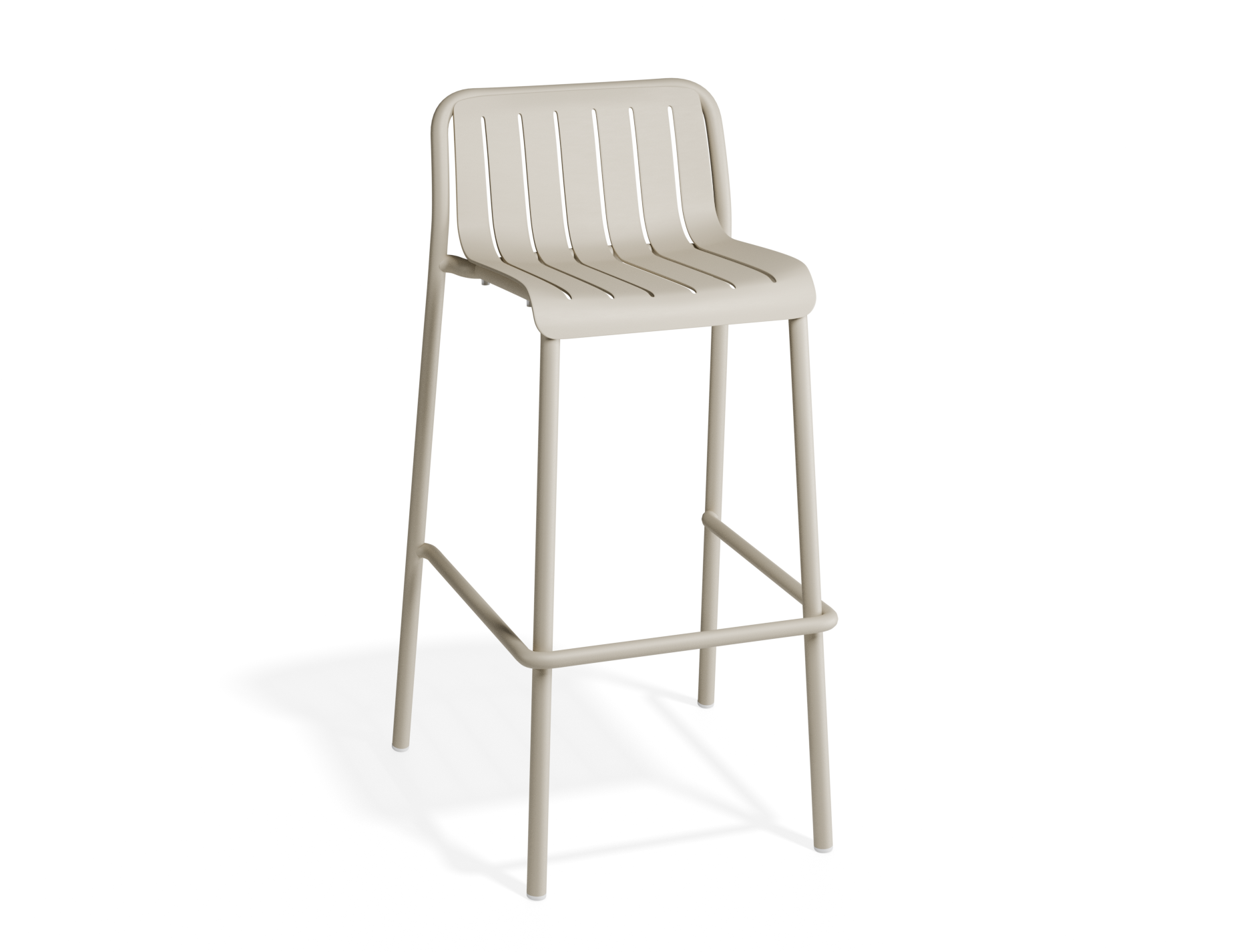 Roku Bar Stool - Outdoor - Matt Latte