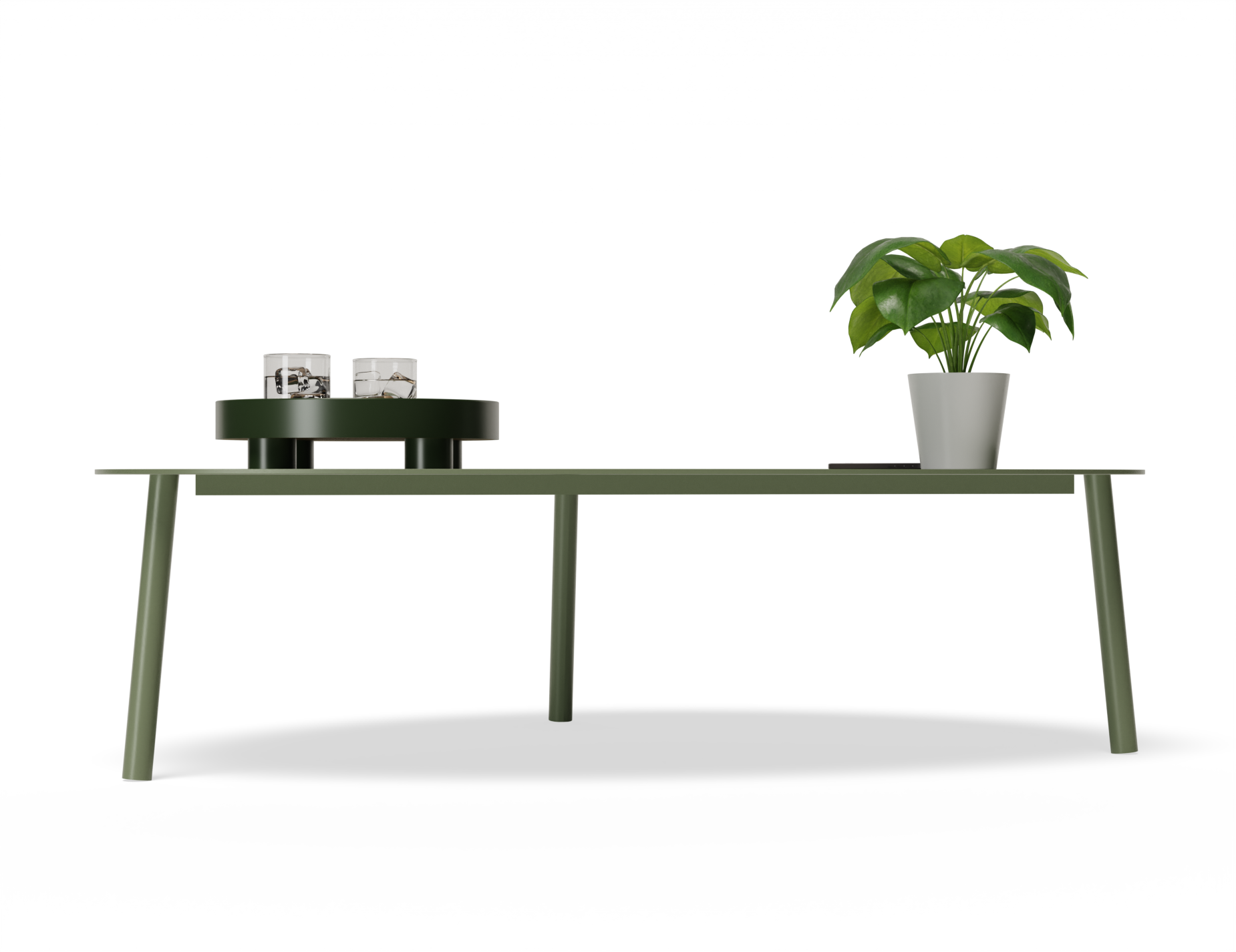 Cetara Outdoor Coffee Table - Eucalyptus Green
