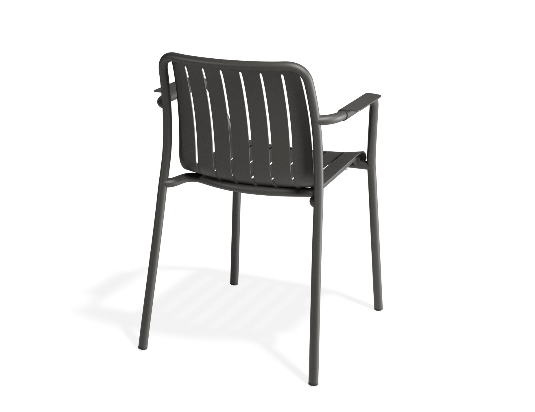 Roku Dining Armchair - Outdoor - Matt Charcoal
