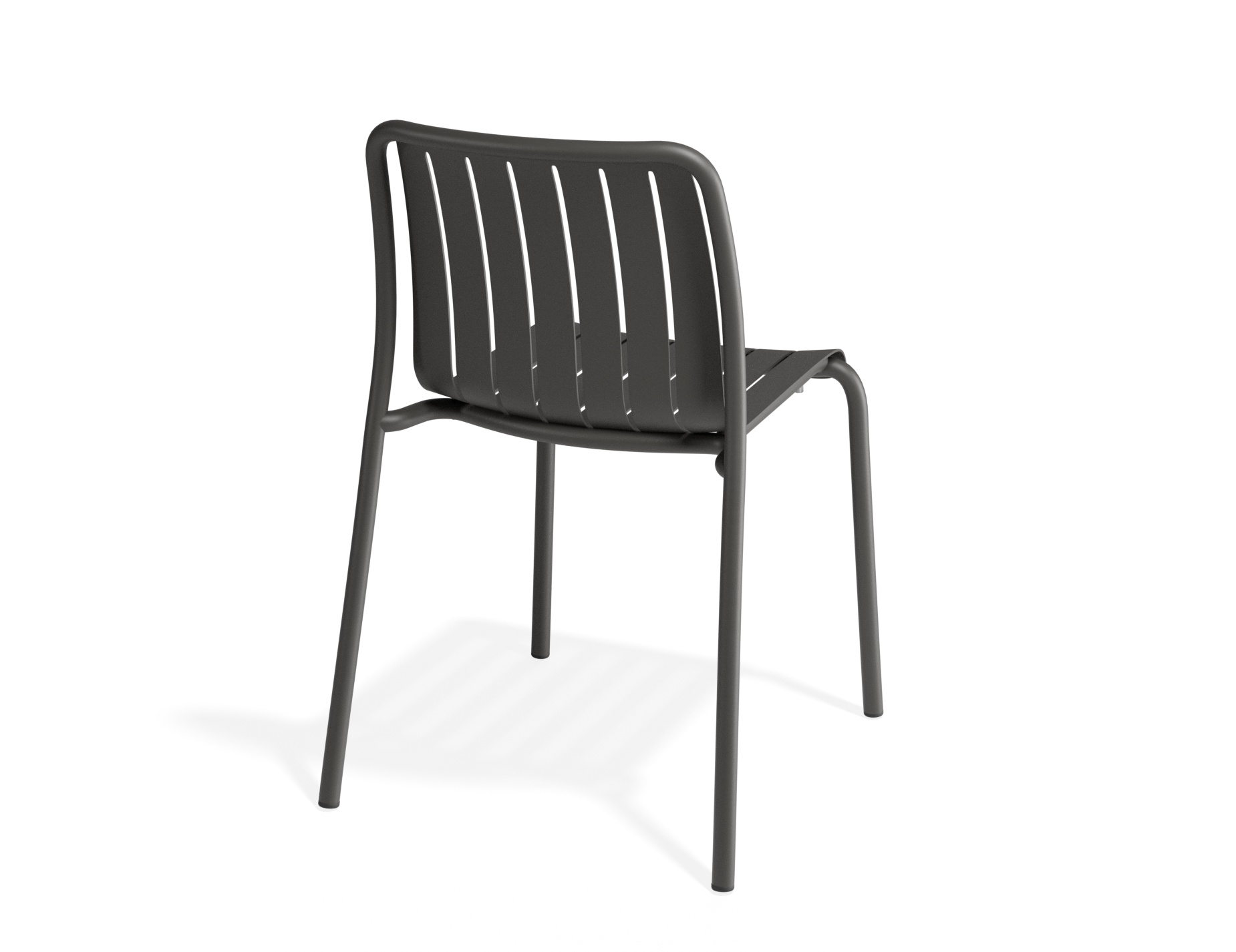 Roku Dining Chair - Outdoor - Matt Charcoal