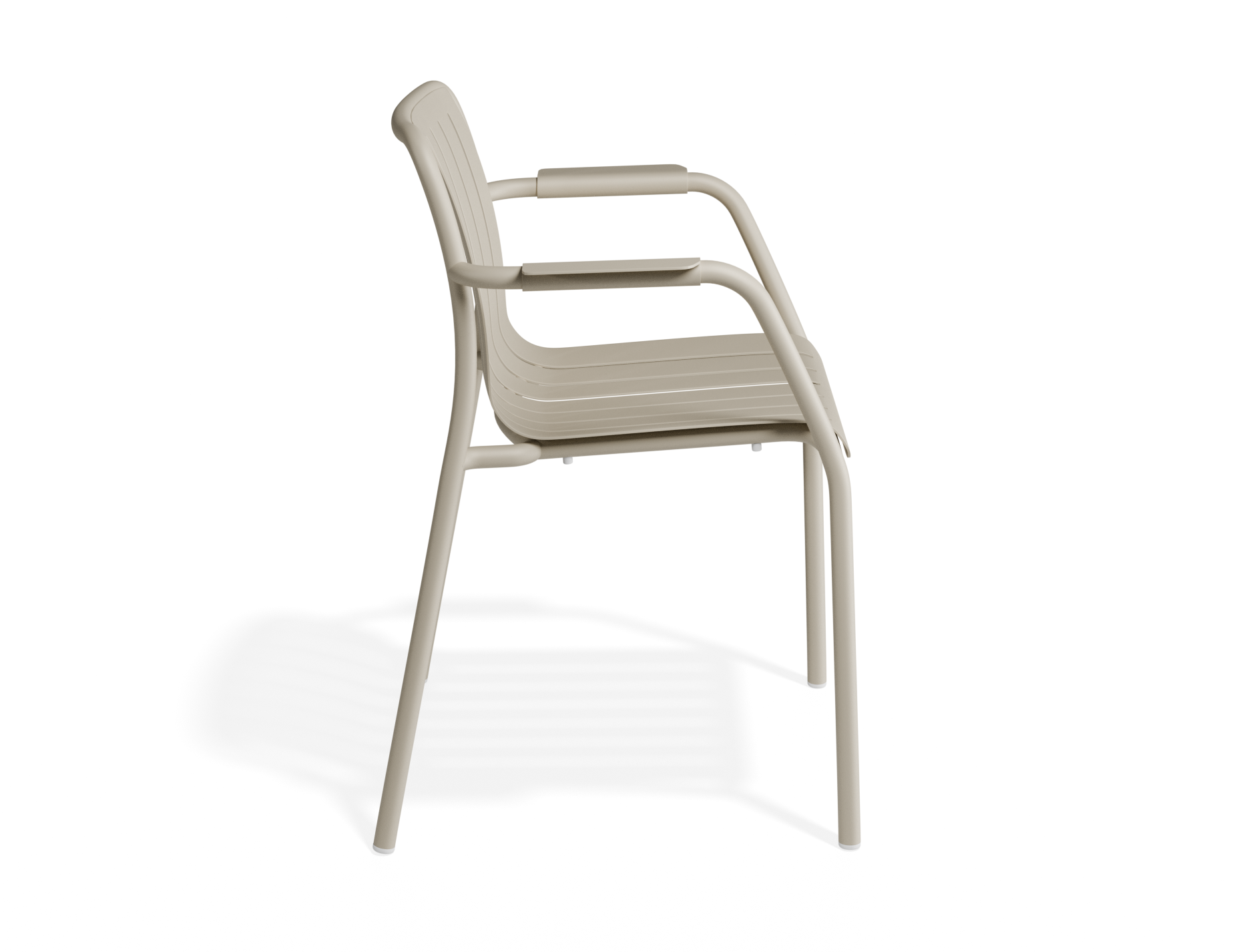 Roku Dining Armchair - Outdoor - Matt Latte