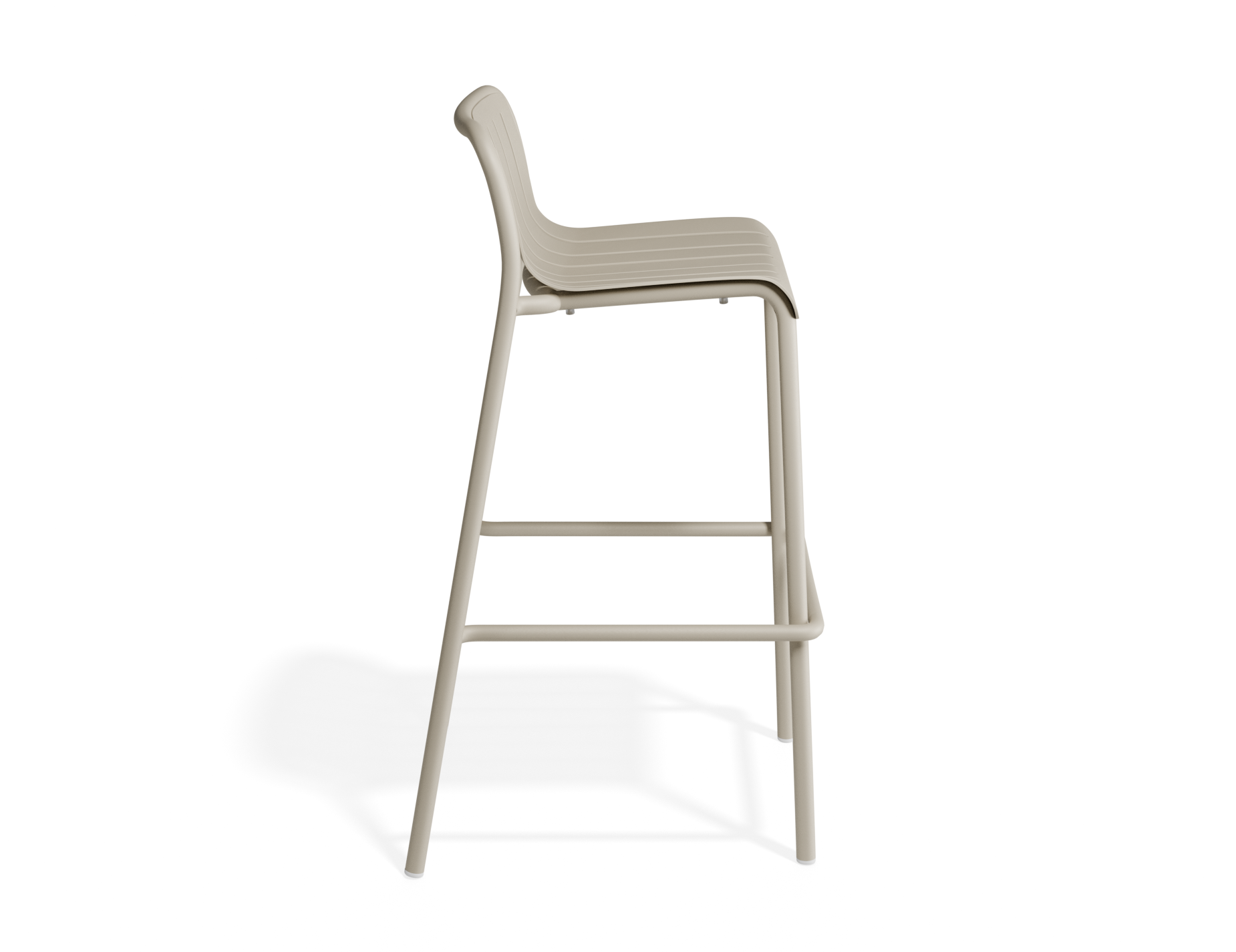 Roku Bar Stool - Outdoor - Matt Latte