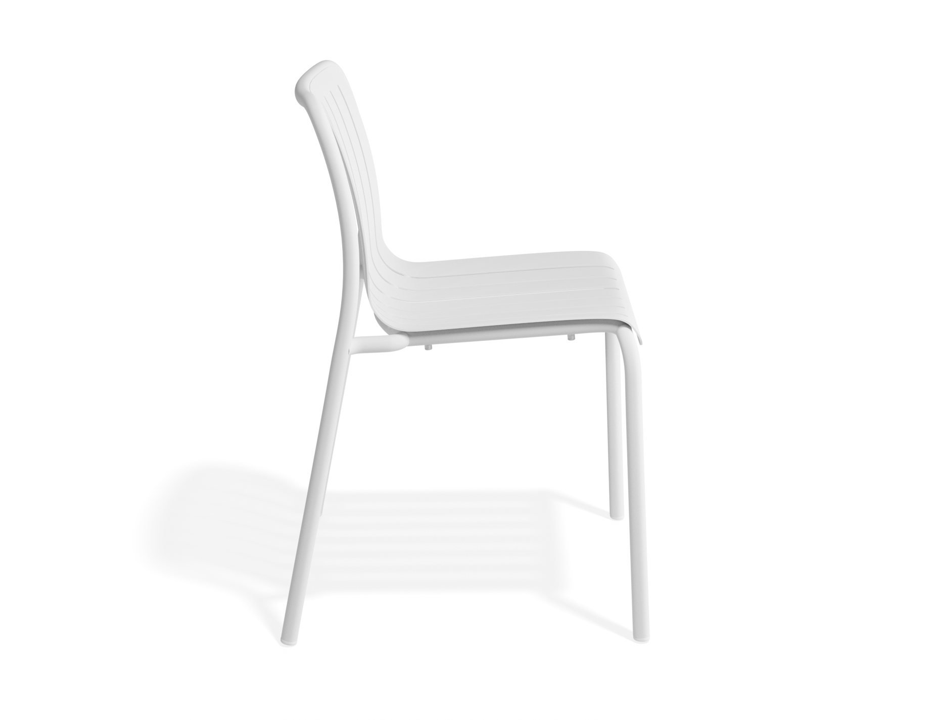 Roku Dining Chair - Outdoor - Matte White