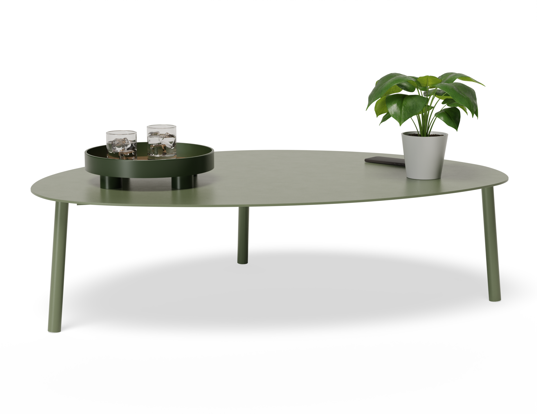 Cetara Outdoor Coffee Table - Eucalyptus Green