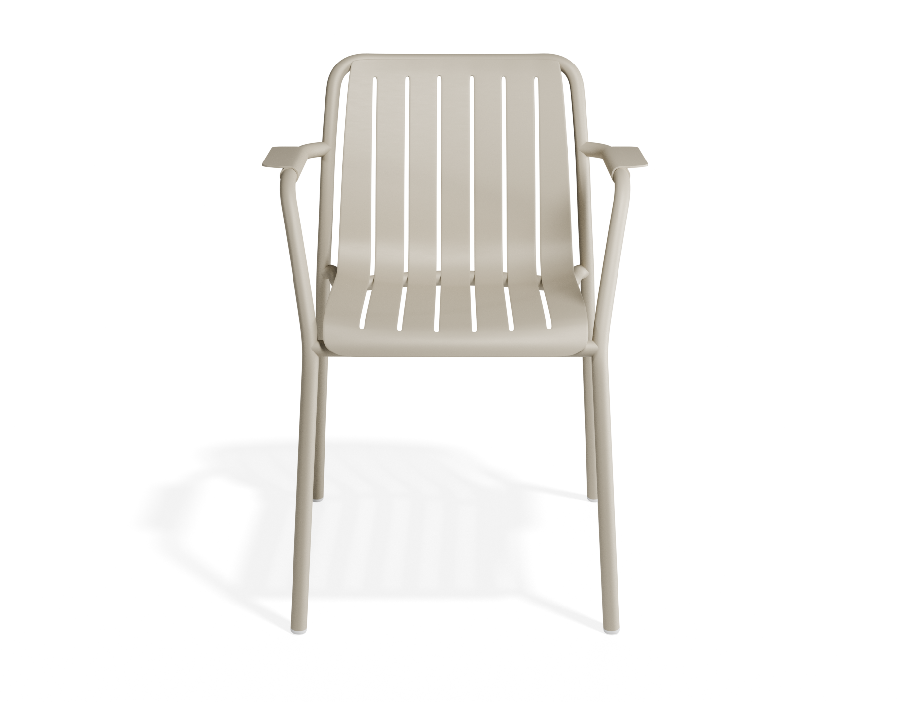 Roku Dining Armchair - Outdoor - Matt Latte