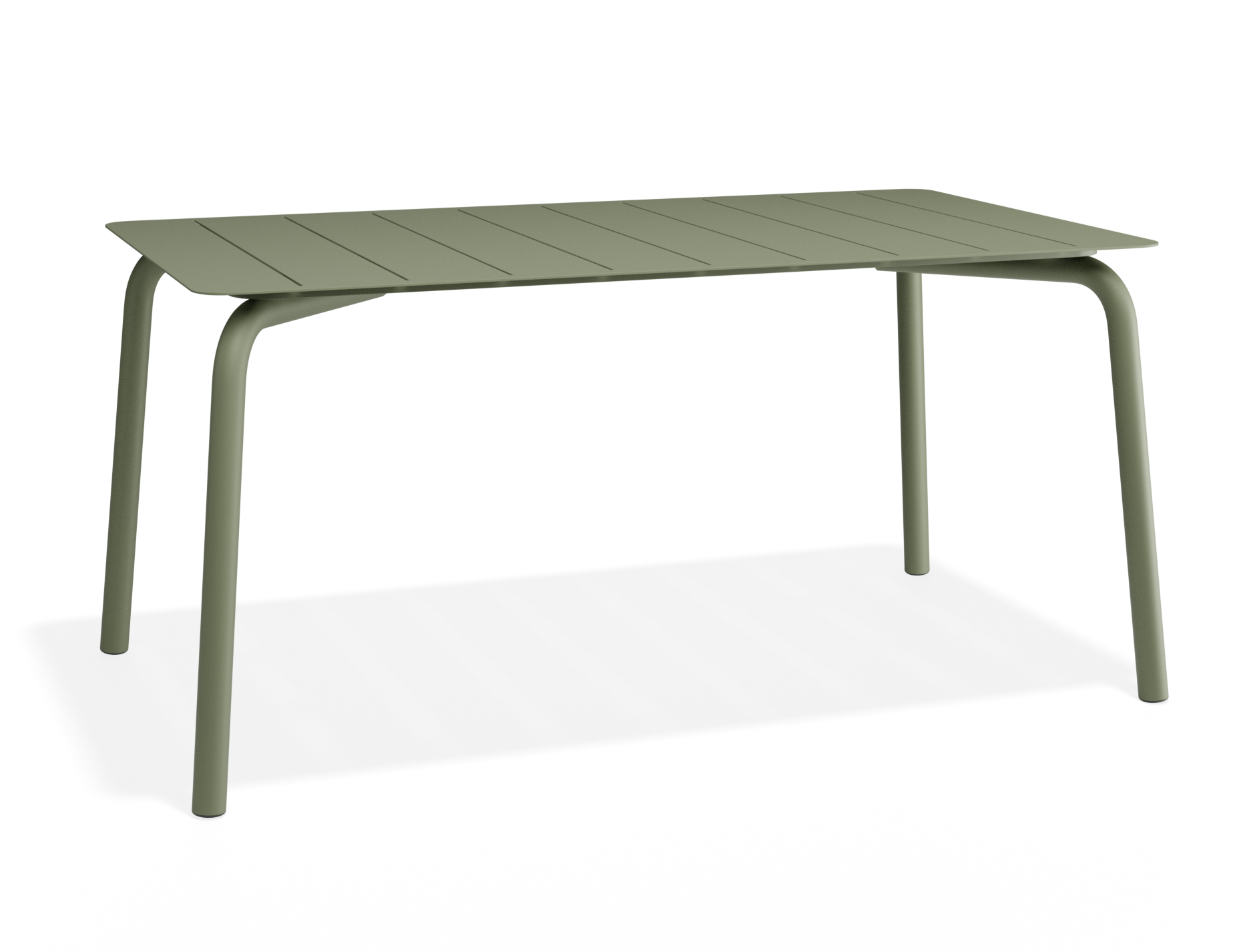 Roku Dining Table - Matte Eucalyptus Green