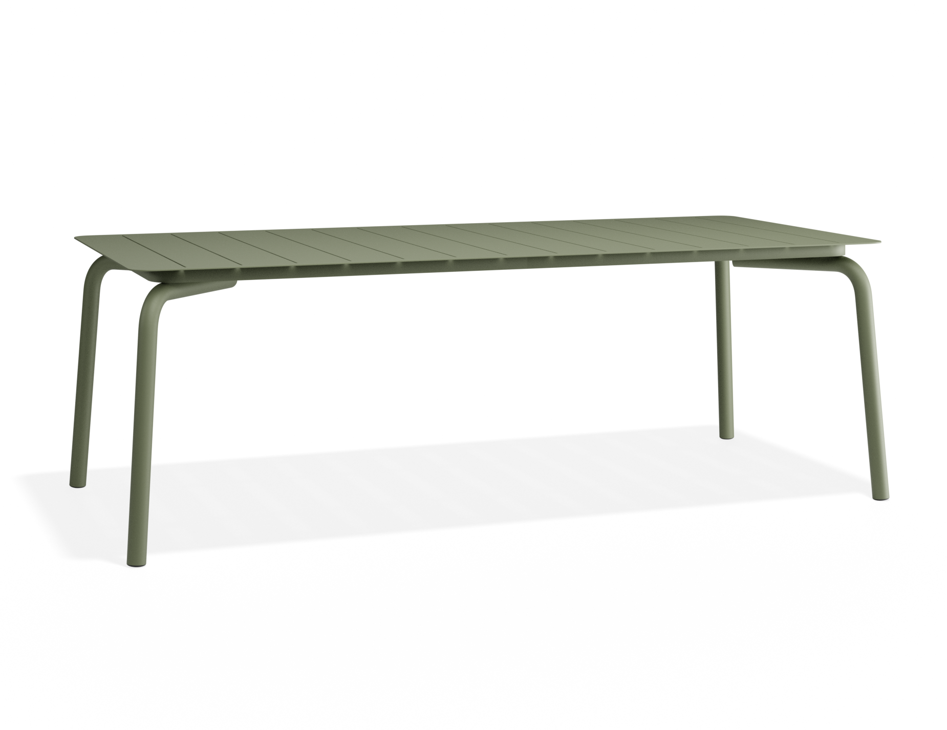 Roku Dining Table - Matte Eucalyptus Green