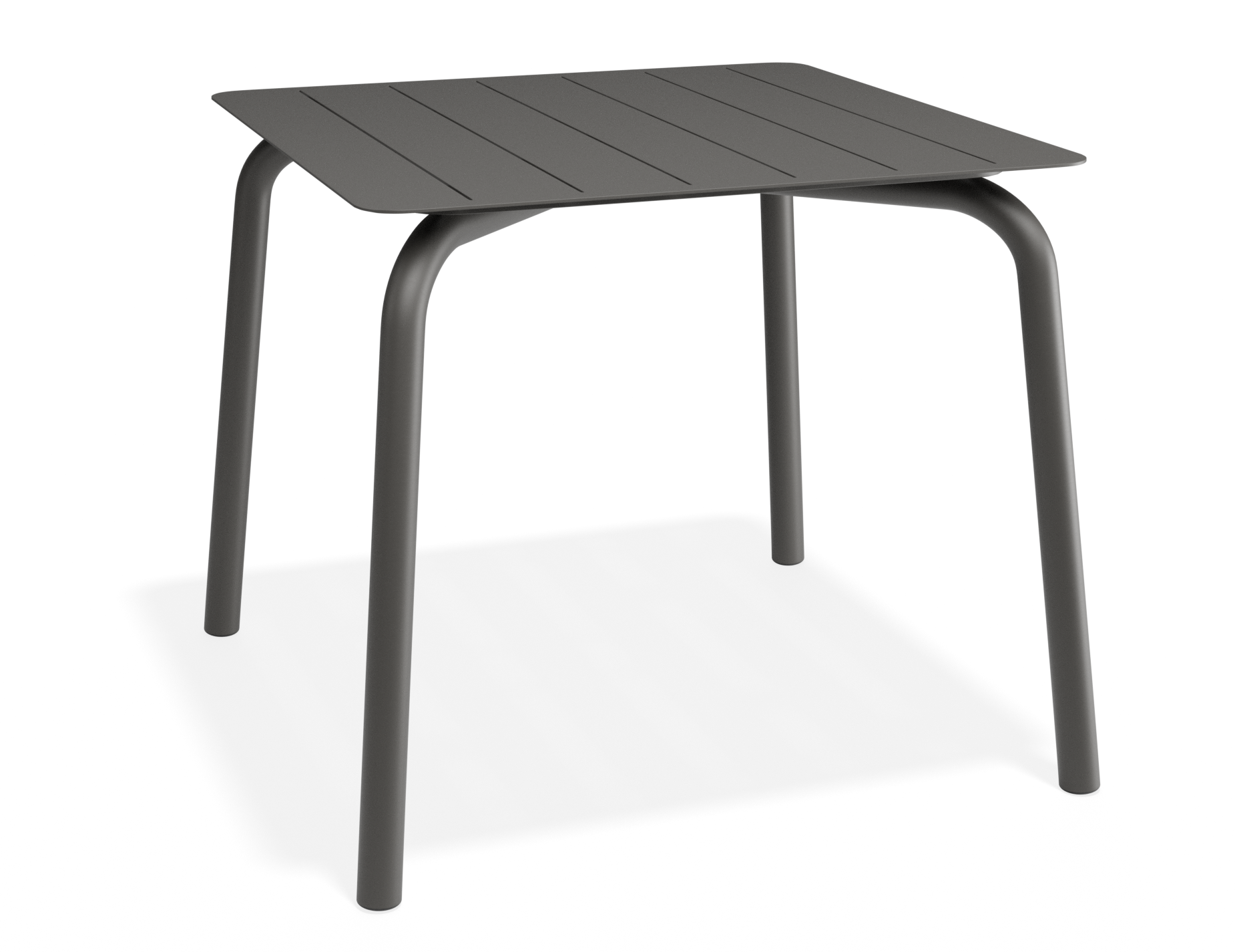 Roku Square Dining Table - Outdoor - Matte Charcoal